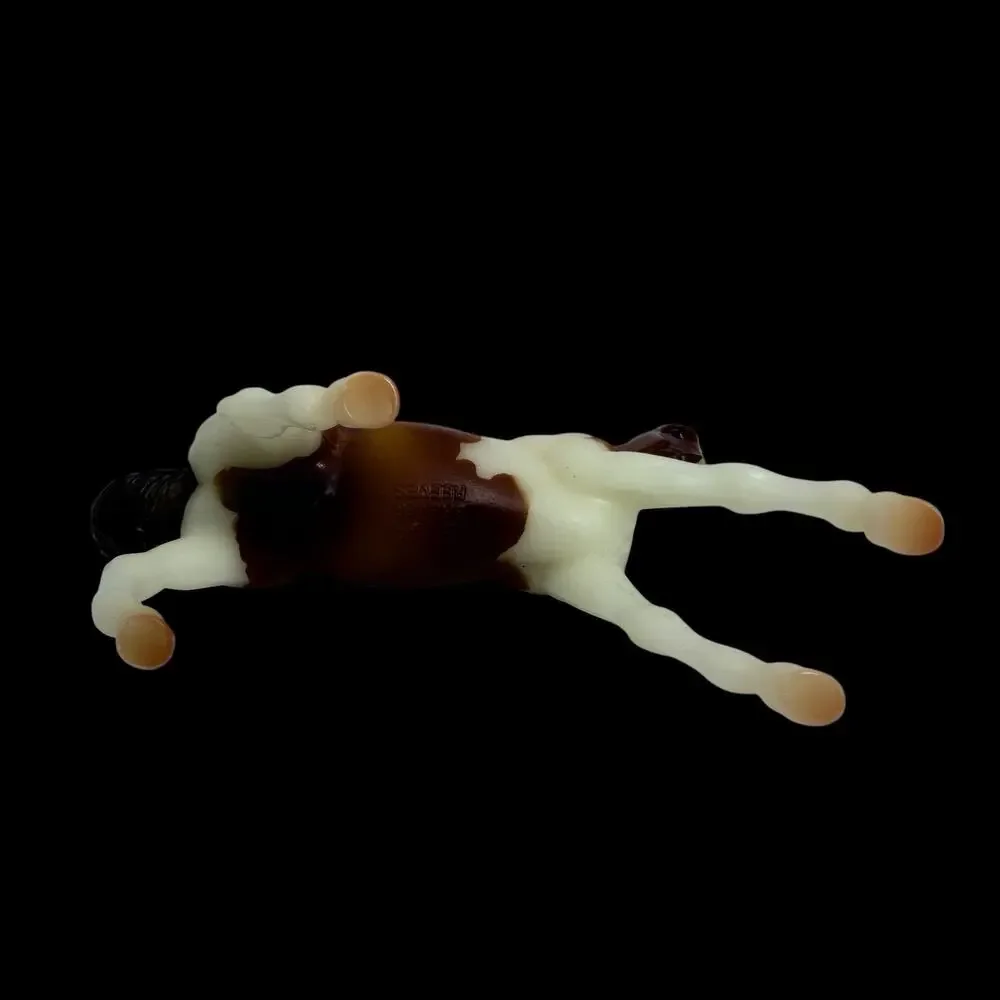 Breyer Reeves Glow In The Dark Pinto Foal Horse 1999 Mini Model Figure